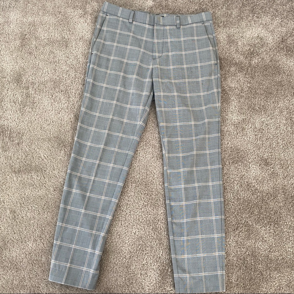 H&M skinny fit pattern dress pant